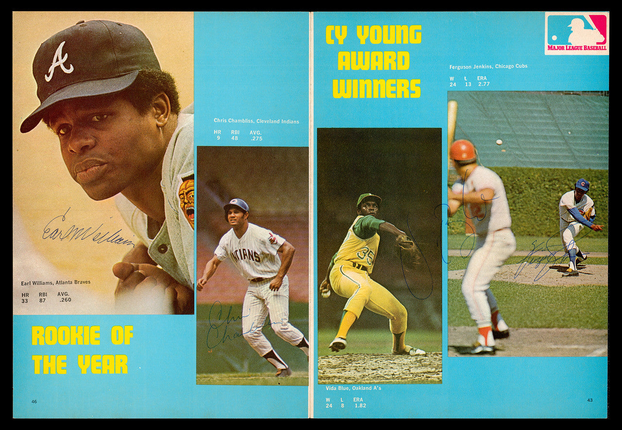 Harmon Killebrew & Fergie Jenkins Autographed 8.5x11.5 Magazine Page Photo & 4 Others SKU #236207