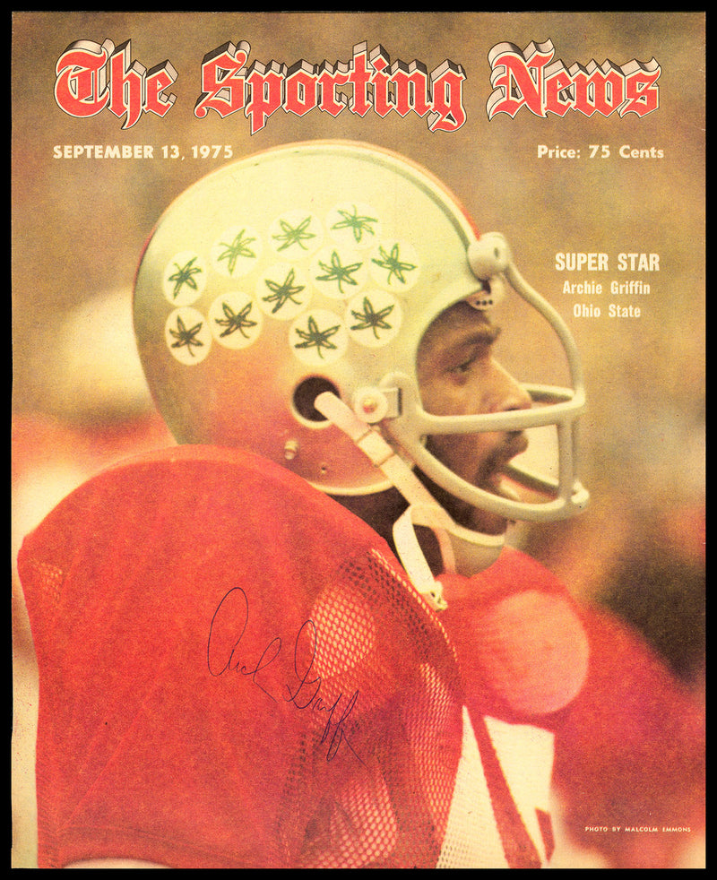 Archie Griffin Autographed Sporting News Cover Ohio State SKU #236350