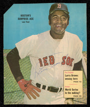 Luis Tiant Autographed Sporting News Cover Boston Red Sox SKU #236315