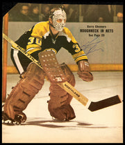 Gerry Cheevers Autographed Sporting News Cover Boston Bruins SKU #236266