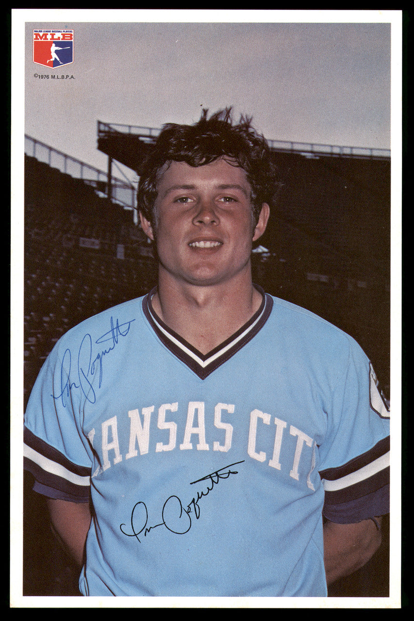 Kansas City Royals Autographed 15 Count Lot of 6x9 Team Issued Photos All Different With Al Cowens & Hal McRae SKU #236182