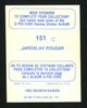 Jaroslav Pouzar Autographed 1983-84 O-Pee-Chee Sticker Card #151 Edmonton Oilers SKU #153616