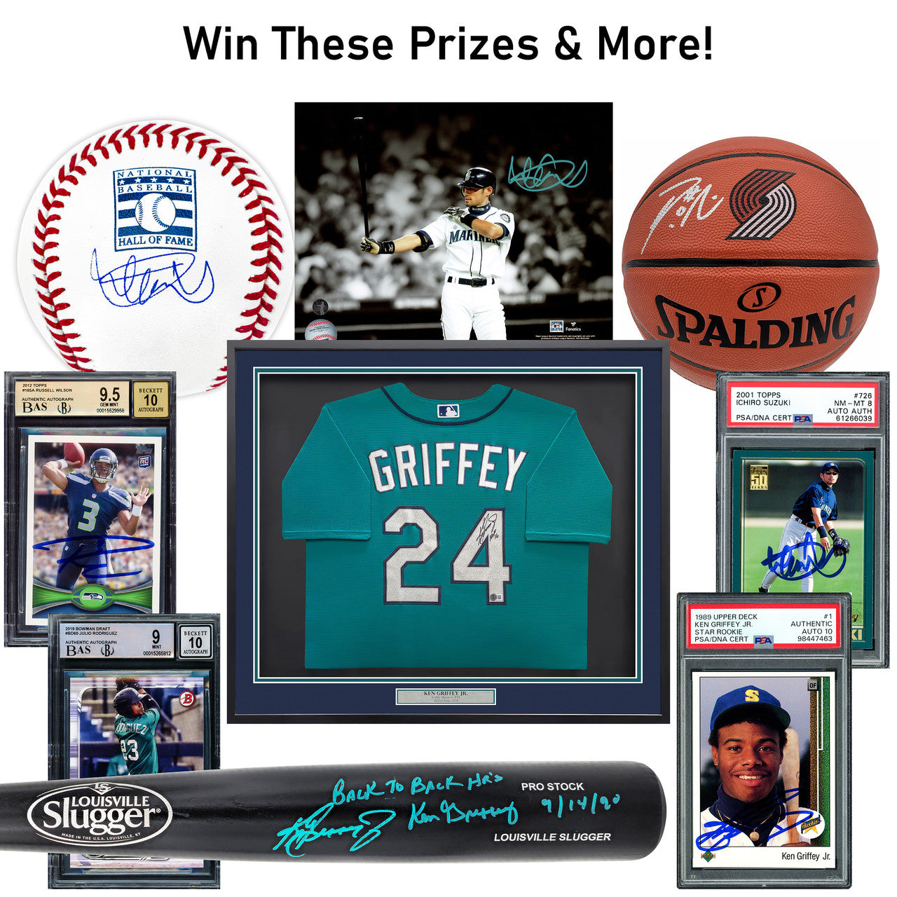 Pacific Northwest Legends & Stars Autographed Jersey Mystery Box Series 2 (1 Signed Jersey + Bonus Prize Chance)