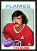 Pat Quinn Autographed 1975-76 Topps Card #172 Atlanta Flames SKU #149959