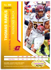 Thomas Rawls Autographed 2016 Panini Prizm Draft Picks Rookie Card #92 Seattle Seahawks MCS Holo Stock #112318