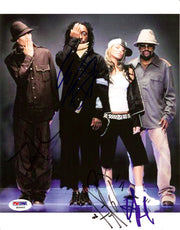 Black Eyed Peas Autographed 8x10 Photo Fergie, will.i.am, Taboo & apl.de.ap PSA/DNA #S00402