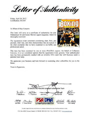 Muhammad Ali & Earnie Shavers Autographed International Boxing Magazine Cover PSA/DNA #S01563