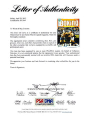 Muhammad Ali & Earnie Shavers Autographed International Boxing Magazine Cover PSA/DNA #S01564