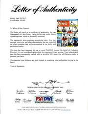 Muhammad Ali, Bob Foster, Emile Griffith & Archie Moore Autographed The Ring Magazine Cover PSA/DNA #S01605
