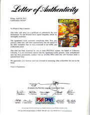 Muhammad Ali & Howard Davis Autographed Boxing Illustrated Magazine Cover PSA/DNA #S01607