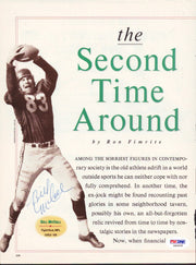 Bill McColl Autographed Magazine Page Photo Chicago Bears PSA/DNA #S40925