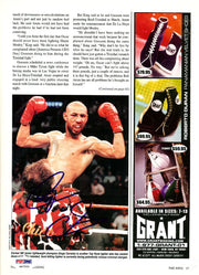 Diego Corrales Autographed Magazine Page Photo PSA/DNA #S47521