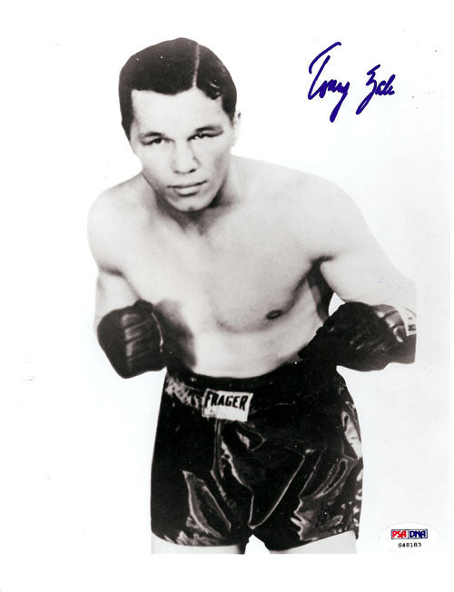 Tony Zale Autographed 8x10 Photo PSA/DNA #S48183