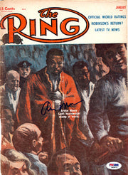 Archie Moore Autographed The Ring Magazine Cover PSA/DNA #S48875