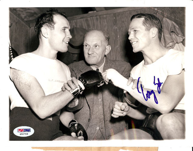Tony Zale Autographed 9x7 Photo PSA/DNA #S50759