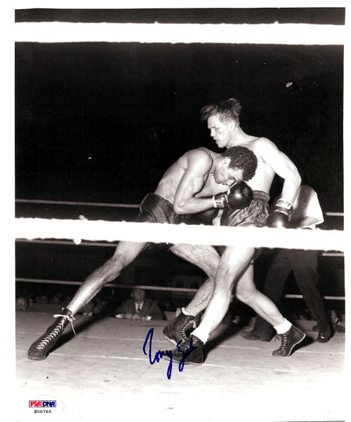 Tony Zale Autographed 8x10 Photo PSA/DNA #S50764