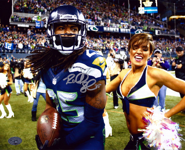 Richard Sherman Autographed 8x10 Photo Seattle Seahawks RS Holo Stock #71424