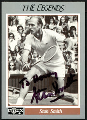 Stan Smith Autographed 1991 NetPro The Legends Card #2 "To Harvey" SKU #148256