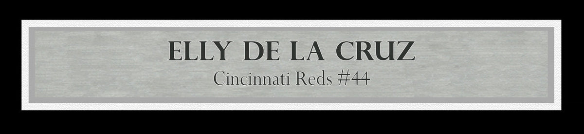 Elly De La Cruz Autographed Framed 16x20 Photo Cincinnati Reds Home Run Trot Beckett BAS Witness Stock #253253