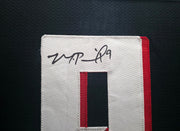 Atlanta Falcons Michael Penix Jr Autographed Framed Black Jersey Beckett BAS Witness Stock #252810
