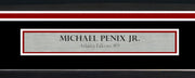 Atlanta Falcons Michael Penix Jr Autographed Framed Black Jersey Beckett BAS Witness Stock #252810