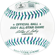 Ken Griffey Jr. Autographed Official 2001 All Star Game Logo Game Baseball Seattle Mariners Beckett BAS Witness Stock #253717