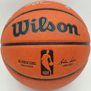 Julius "Dr. J" Erving Autographed Authentic Series Indoor/Outdoor Basketball Philadelphia 76ers Beckett BAS Witness Stock #253708