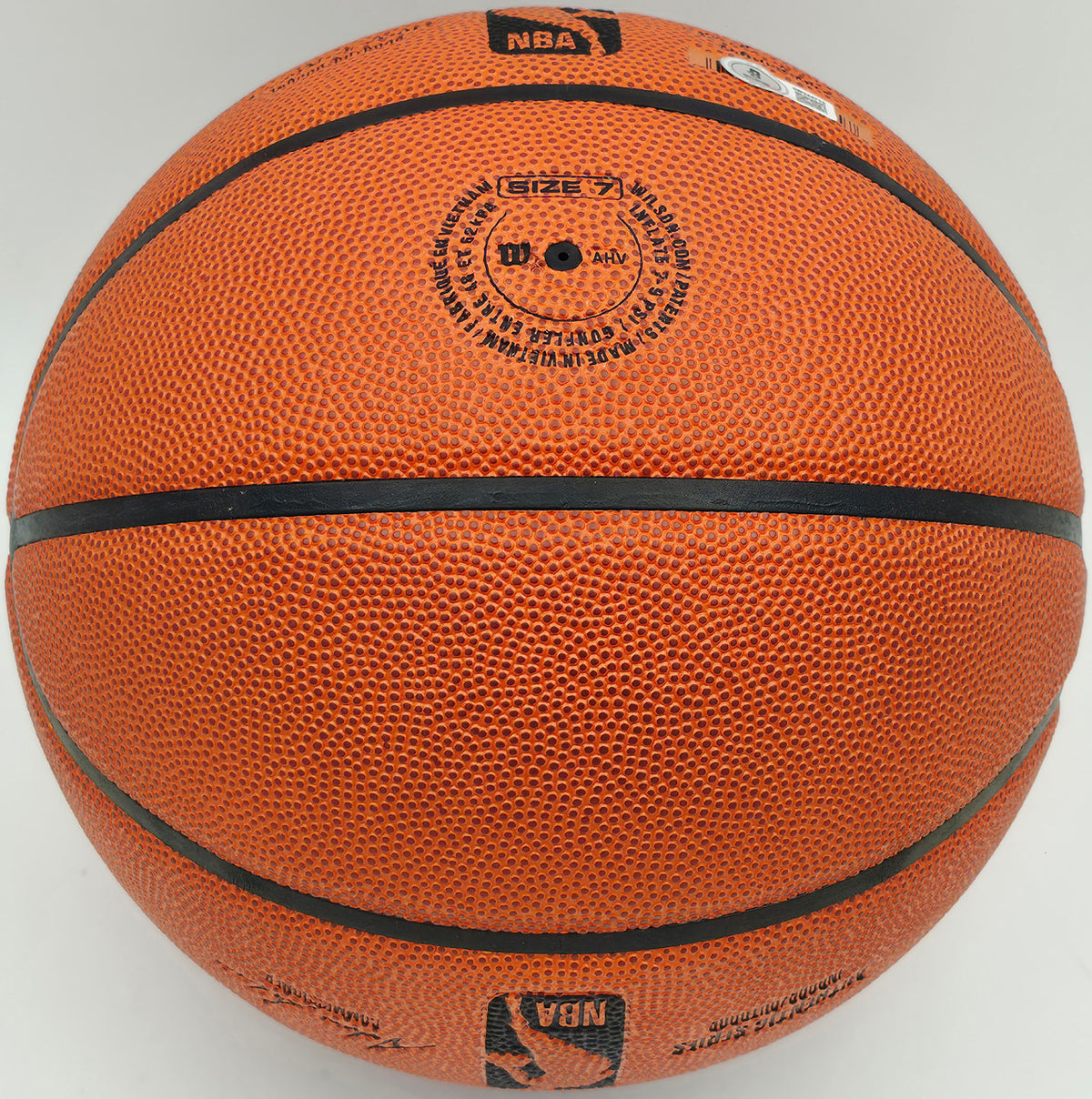 Julius "Dr. J" Erving Autographed Authentic Series Indoor/Outdoor Basketball Philadelphia 76ers Beckett BAS Witness Stock #253708