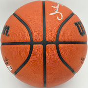 Julius "Dr. J" Erving Autographed Authentic Series Indoor/Outdoor Basketball Philadelphia 76ers Beckett BAS Witness Stock #253708