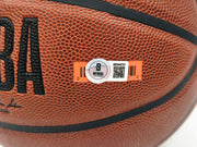 Julius "Dr. J" Erving Autographed Composite Leather Philadelphia 76ers Logo Basketball Beckett BAS Witness Stock #253709
