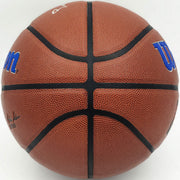 Julius "Dr. J" Erving Autographed Composite Leather Philadelphia 76ers Logo Basketball Beckett BAS Witness Stock #253709