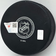 Brandon Tanev Autographed Seattle Kraken Logo Hockey Puck Fanatics Holo Stock #254167