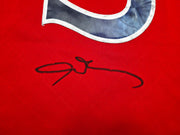 Philadelphia 76ers Allen Iverson Autographed Red Authentic Mitchell & Ness 1996-97 HWC Swingman Diamond NBA 75th Anniversary Jersey Size M Beckett BAS Witness Stock #253626