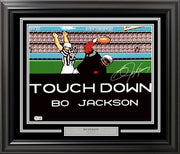 Bo Jackson Autographed Framed 16x20 Photo Oakland Raiders NES Tecmo Super Bowl Beckett BAS Witness Stock #254230