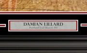 Damian Lillard Autographed Framed 16x20 Photo Portland Trail Blazers Beckett BAS Stock #254235