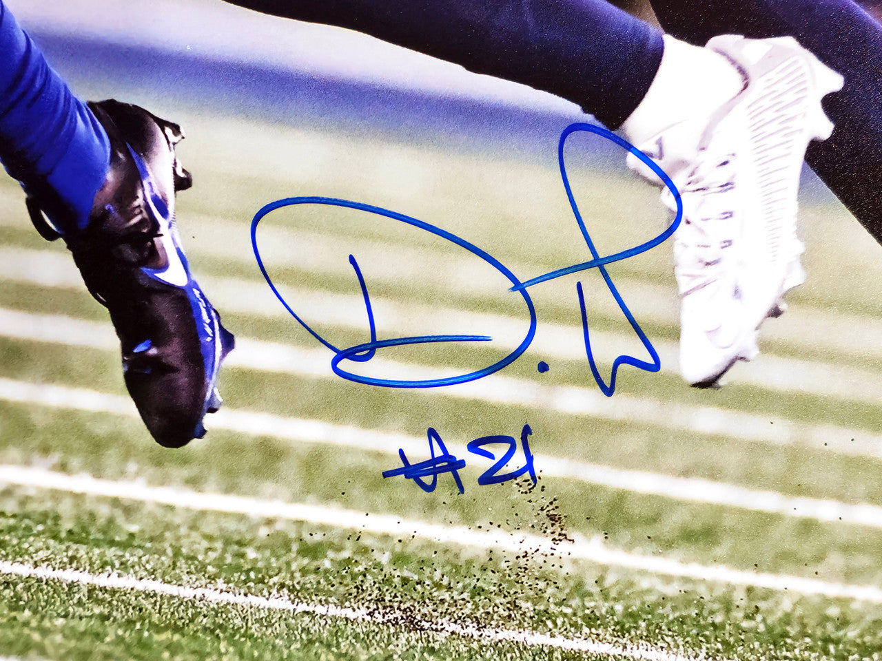 Devon Witherspoon Autographed Framed 16x20 Photo Seattle Seahawks Sack MCS Holo Stock #254237