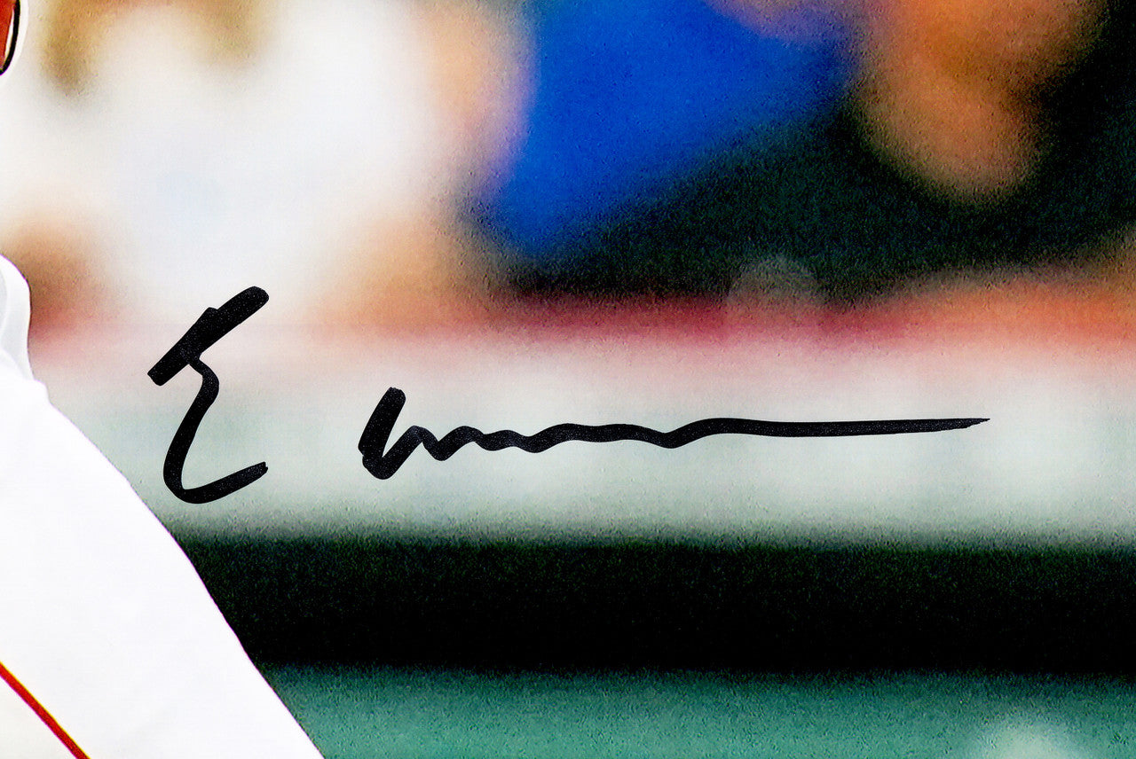 Elly De La Cruz Autographed Framed 16x20 Photo Cincinnati Reds HR Swing Beckett BAS Witness Stock #254239