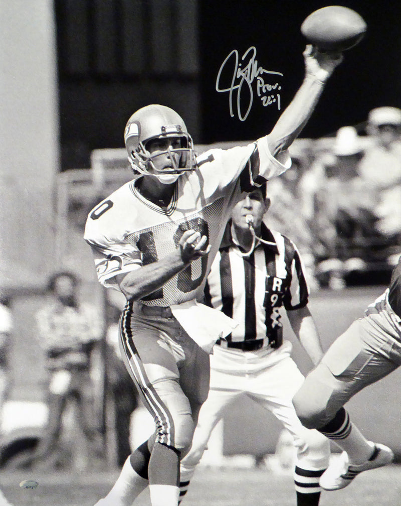 Jim Zorn Autographed Framed 16x20 Photo Seattle Seahawks MCS Holo Stock #254242