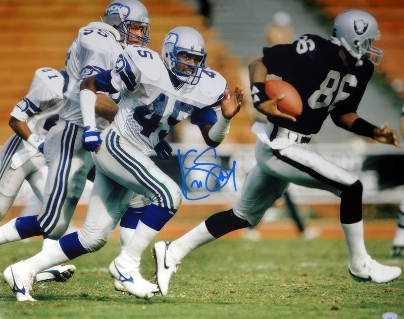 Kenny Easley Autographed Framed 16x20 Photo Seattle Seahawks MCS Holo Stock #254249