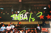 Shawn Kemp Autographed Framed 16x20 Photo Seattle Supersonics Slam Dunk Contest MCS Holo Stock #254256