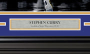 Stephen Curry Autographed Framed 16x20 Photo Golden State Warriors Spotlight JSA Stock #254259