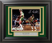Gus Williams Autographed Framed 8x10 Photo Seattle Supersonics MCS Holo Stock #254274