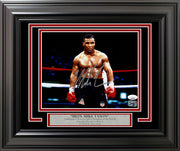 Mike Tyson Autographed Framed 8x10 Photo Posing JSA Stock #254290