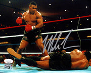 Mike Tyson Autographed Framed 8x10 Photo Standing Over JSA Stock #254291
