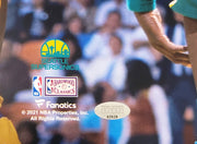 Xavier McDaniel Autographed Framed 16x20 Photo Seattle Supersonics MCS Holo Stock #254310