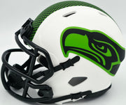 Brian Blades Autographed Seattle Seahawks Lunar Eclipse White Speed Mini Helmet MCS Holo Stock #253616