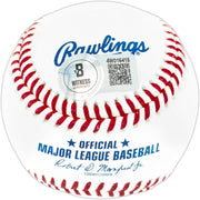 John Kruk Autographed Official MLB Baseball Philadelphia Phillies Beckett BAS Witness Stock #253584