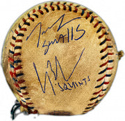 The Sandlot Cast Autographed Official Rawlings Licensed Replica Baseball With 7 Signatures Beckett BAS Witness Stock #253585