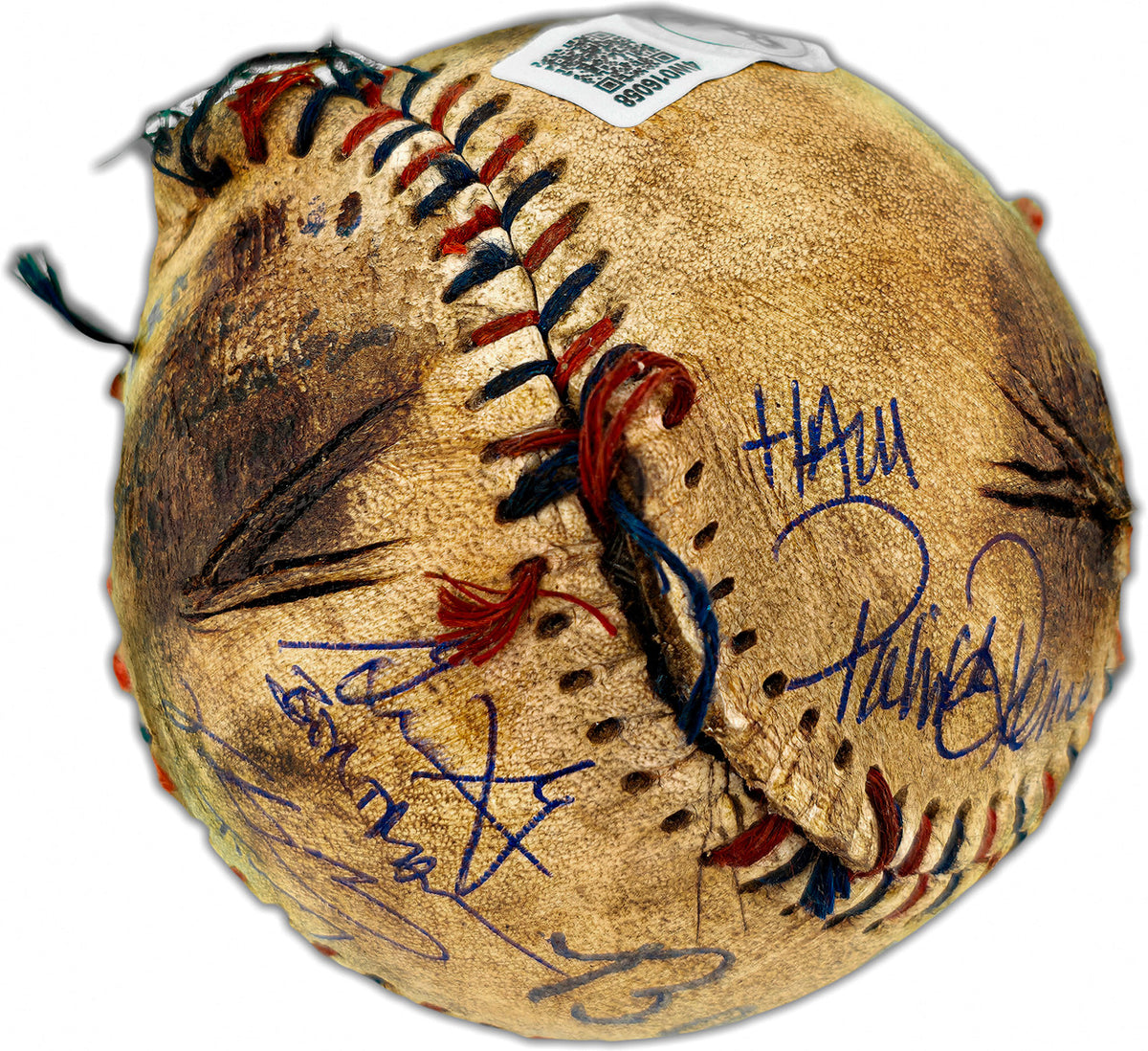 The Sandlot Cast Autographed Official Rawlings Licensed Replica Baseball With 7 Signatures Beckett BAS Witness Stock #253585