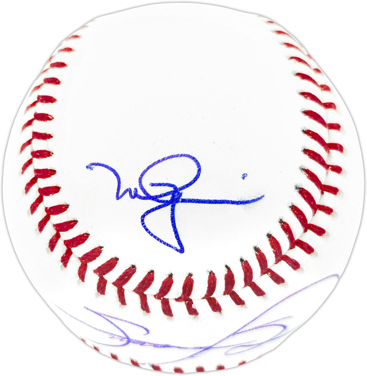 Sammy Sosa & Mark McGwire Autographed Official MLB Baseball Chicago Cubs, St. Louis Cardinals Beckett BAS Witness Stock #253599